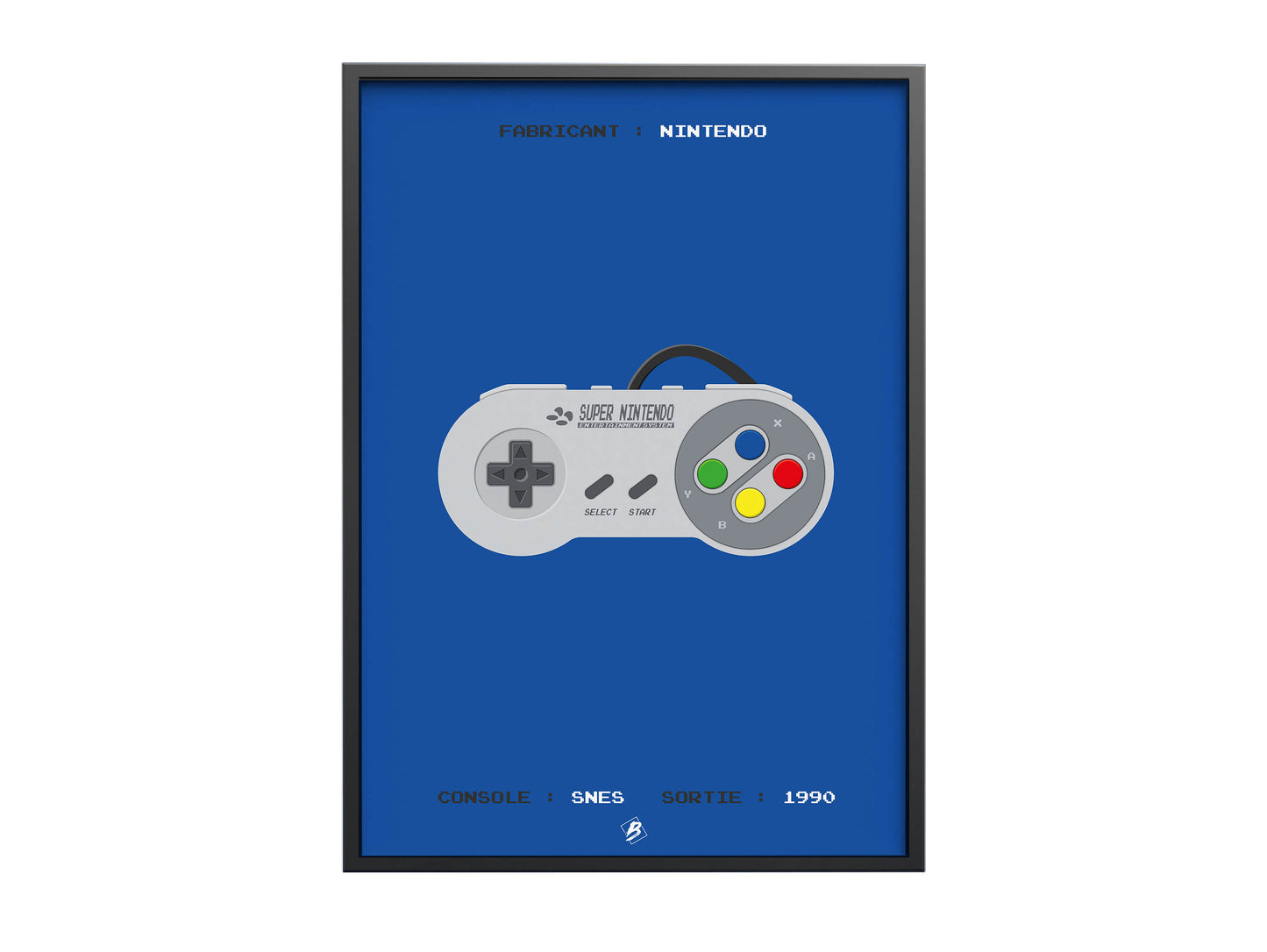 Affiche - Manette Super Nintendo