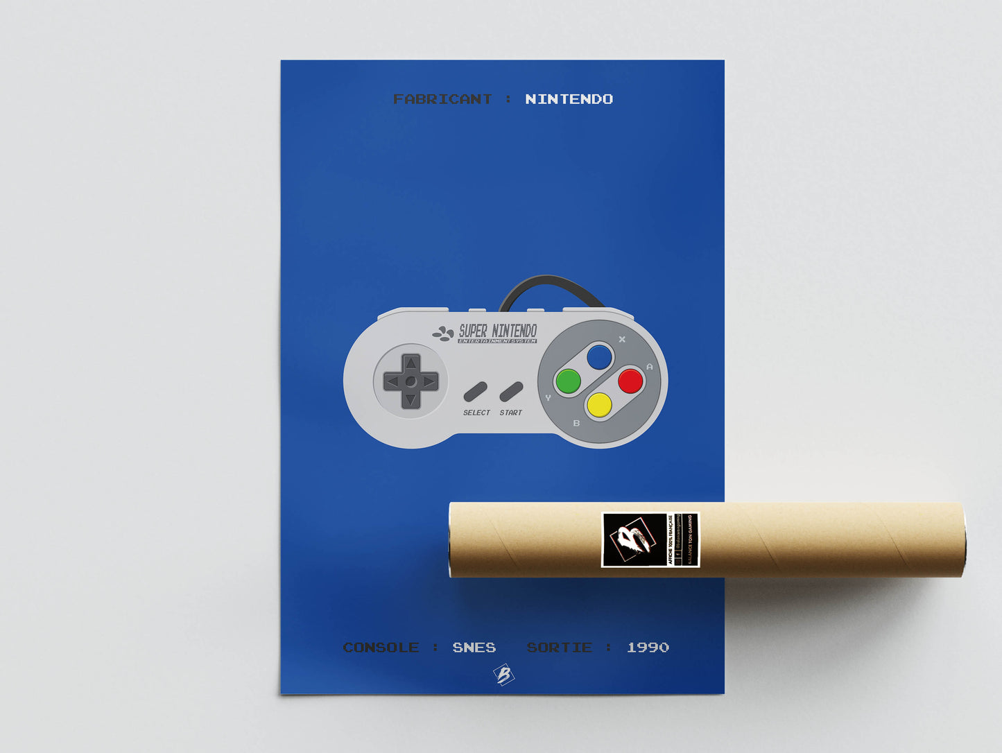 Affiche - Manette Super Nintendo