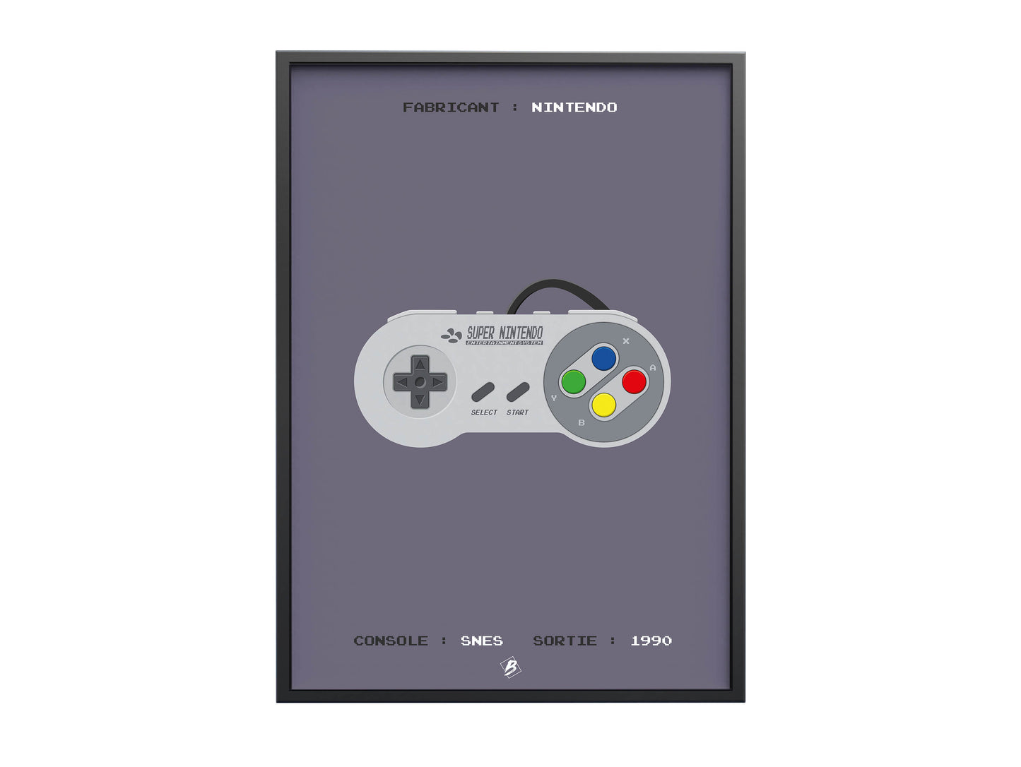 Affiche - Manette Super Nintendo