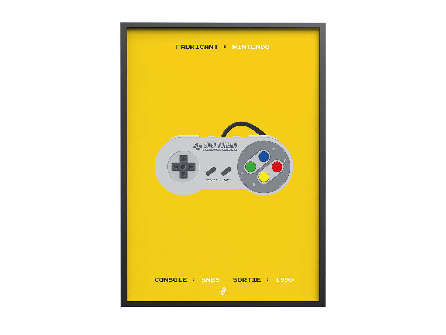 Affiche - Manette Super Nintendo