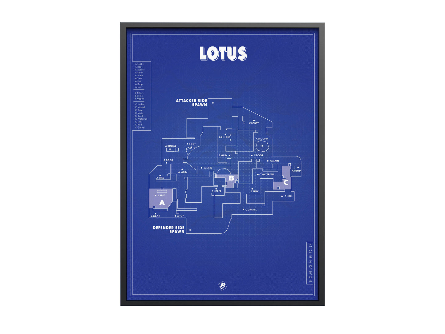 Poster de la map Lotus | Valorant