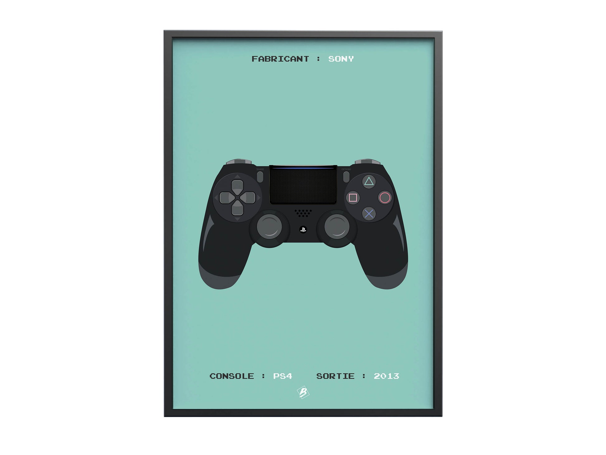 Affiche - Manette Playstation 4 – Balance Ton Gaming